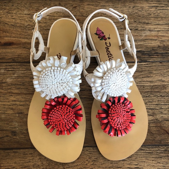 Poetic License Shoes - Poetic Licence Flower Sandels